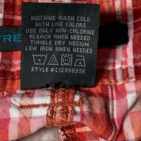 French Cuff Size 6 Pink/White/Red Women's Golf Bermuda Plaid Shorts - Picture 8 of 9